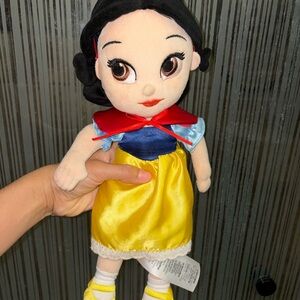 Disney Snow White Plush Doll with Yellow and Blue Outfit